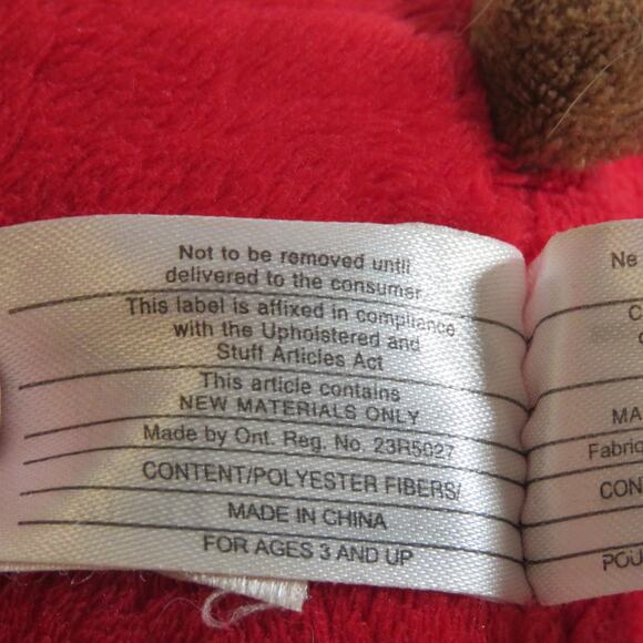 Fiesta Brinley Bear Plush Stuffed Toy in Red Pajamas Collectible 10" Stuffie - Picture 11 of 16